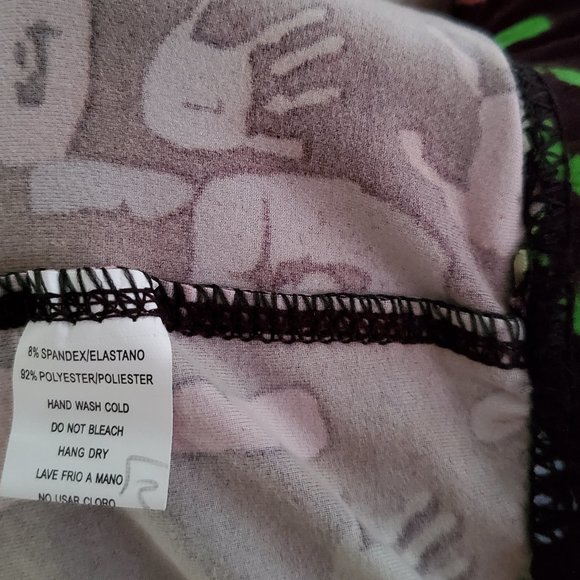 Buttery Soft Colorful Hand Print High Waist Leggings - Picture 5 of 9